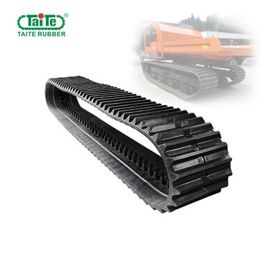 ভালো দাম 700x100x96 মিমি হাইটাচি রাবার ট্র্যাক উচ্চ আকর্ষণীয় শক্তি এবং টেকসই নির্মাণের সাথে ডাম্পারের জন্য অনলাইন