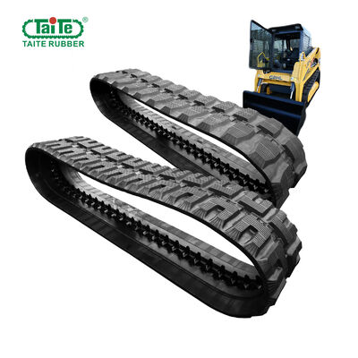 ভালো দাম 320x86BCx48 স্কিল স্টিয়ার লোডারের জন্য CTL রাবার ট্র্যাকগুলি GEHL-TAKEUCHI CTL60 Tpye 1 রোধপ্রাপ্ত মেটাল কোর দিয়ে অনলাইন