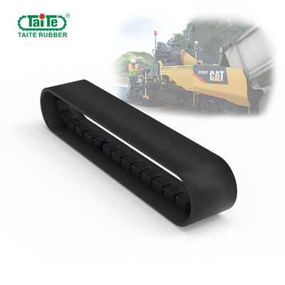 ভালো দাম CAT অ্যাসফল্ট পেভার রাবার ট্র্যাক ফ্ল্যাট ট্র্যাক এন্টি উচ্চ টেম্প এবং টেকসই অনলাইন