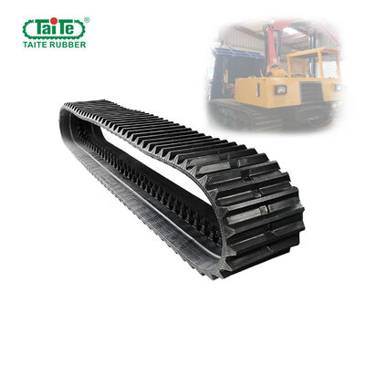 ভালো দাম কাস্টম 700X100X80 ডাম্পার রাবার ট্র্যাক ISO9001: 2015 হিটাচি সিজি 45 ক্যারিয়ারের জন্য উচ্চ আকর্ষণীয় শক্তি সহ শংসাপত্রপ্রাপ্ত অনলাইন
