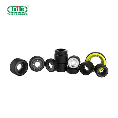 ভালো দাম JOHN DEERE CLAAS CNH হার্ভেস্টার ট্র্যাক সিস্টেমের জন্য সামঞ্জস্যপূর্ণ পলিউরেথেন চাকা অনলাইন