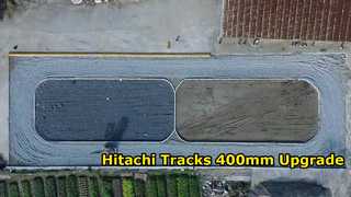 HITACHI EX50 - EX55-এর জন্য কেন 400mm প্রস্থের রাবার এক্সকাভেটর ট্র্যাক T400 X 72.5 X 72W বেছে নিন দেখুন