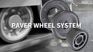 অ্যাসফল্ট পেভার ক্যারিয়ার হুইলস, ড্রাইভ হুইলস এবং গাইড হুইলস